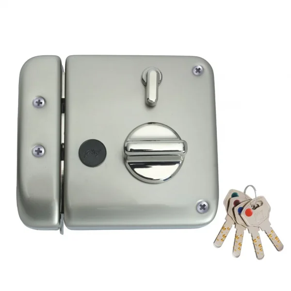 Godrej Rim Lock I Rim Deadbolt Ultra XL+ I 1CK Deadbolt I for Inside ...